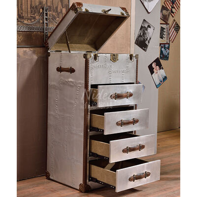 Nidea Αλουμινίου Μεταλλικές Ρίβτες Βίντεζ Αεροπορική Υποδοχή Γραφείο Μπαρ Τραπέζι για Μπαρ Γραφείο Ξενοδοχείο Εστιατόριο Βίντεζ Τραπέζι Καφέ